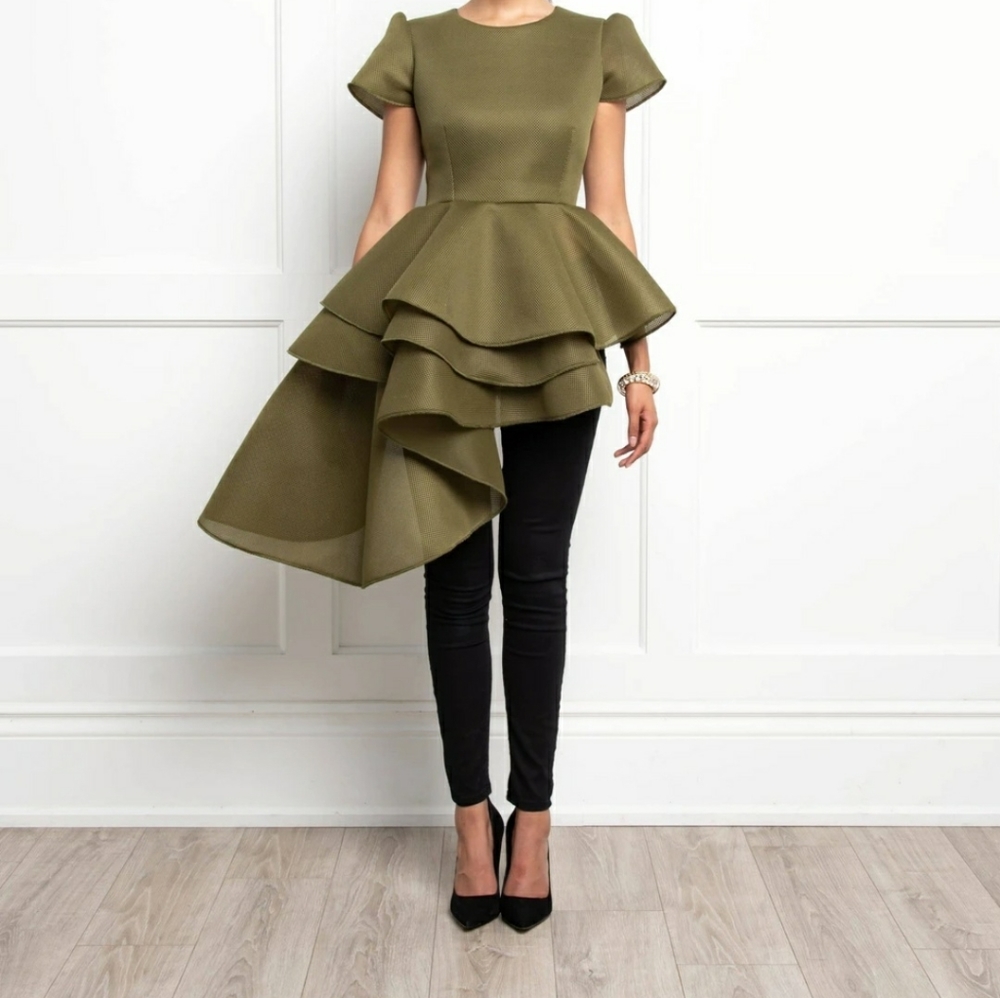 New Never Worn Kaela Kay Becca Top in Olive Green